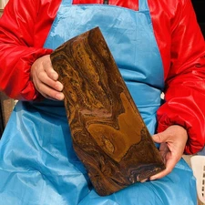 25.05LB Large Natural Tiger's Eye Stone Quartz Crystal Mineral Specimen Healing