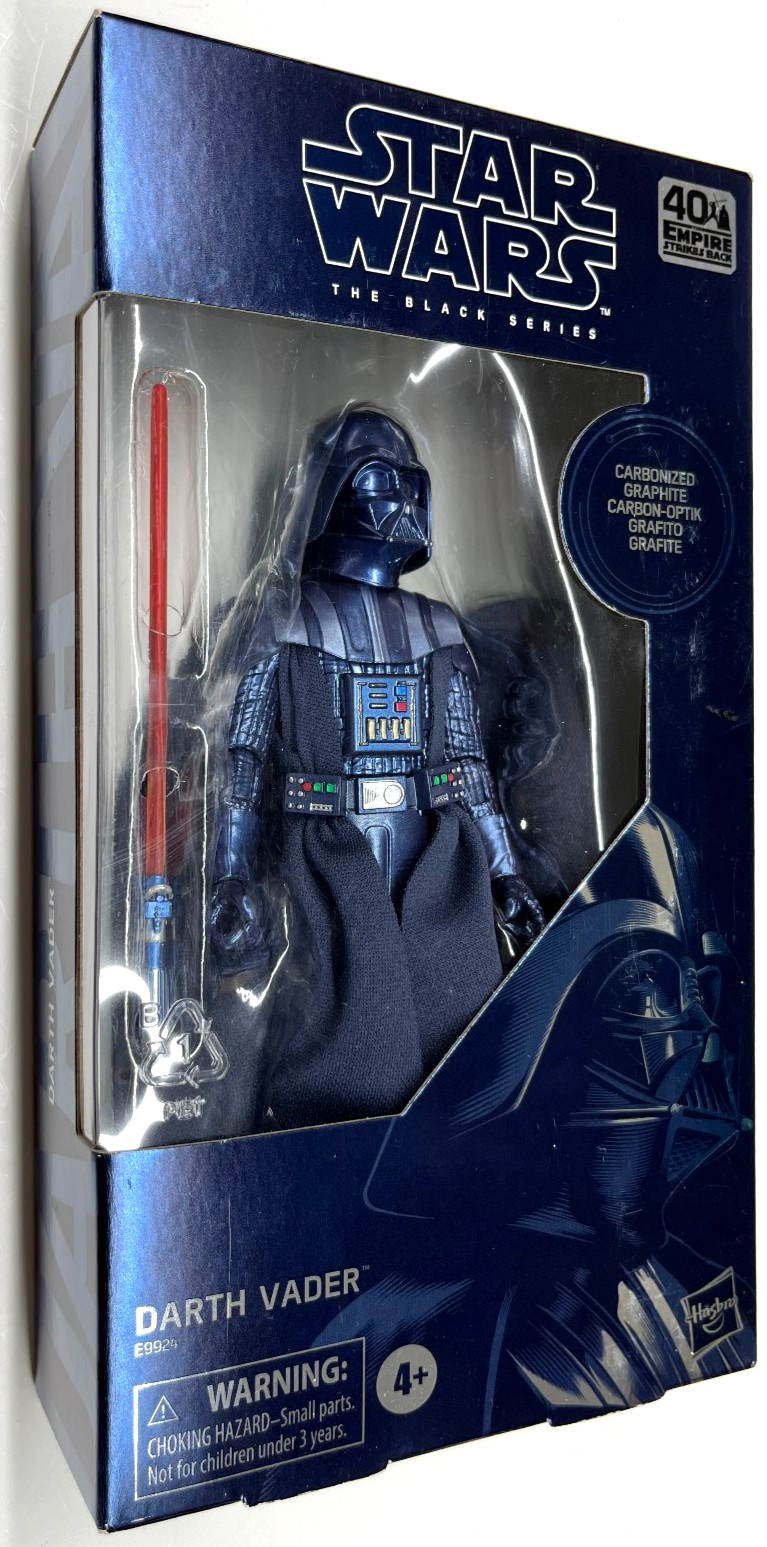 STAR WARS BLACK SERIES - 6" INCH - DARTH VADER (CARBONIZED) - MISB OVP