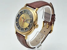 SLAVA 2428 AU10 Olympic Games Vintage Mechanical Wristwatch USSR Serviced Watch