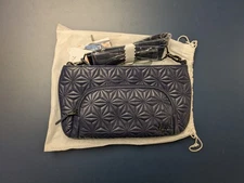 Lug Flyer VL Crossbody Bag Purse Navy Blue NWT Vegan Leather