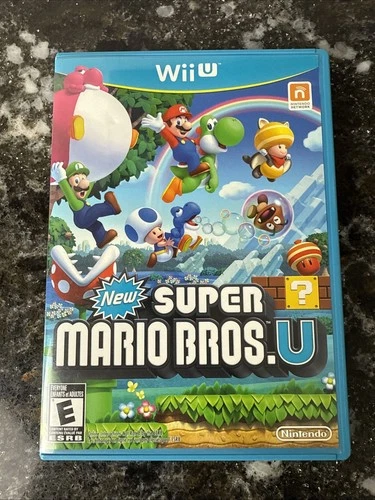 New Super Mario Bros. U (Nintendo Wii U, 2012) Complete CIB