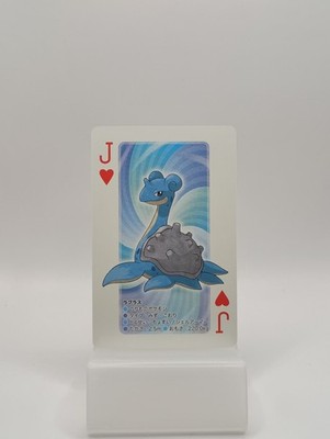 Pokemon Black 2 Poker Playing Cards 2012 Pack Fresh Lapras Jack of Hearts