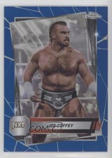 2025 Topps Chrome WWE Blue Refractor 7/150 Joe Coffey #70 0b3