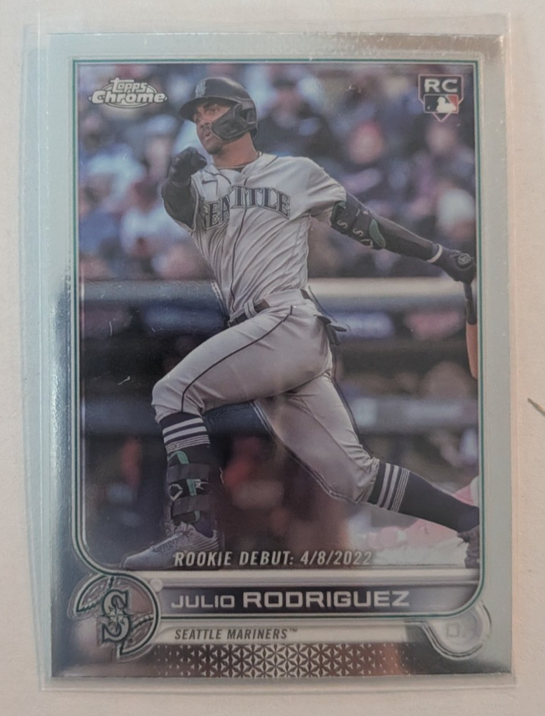2022 Topps Chrome Update #USC165 Julio Rodriguez Seattle Mariners RC