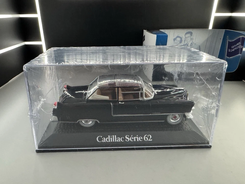 1/43 Atlas Cadillac Serie 62 Décapotable Mariage Baudouin 1960 (i) - Photo 2/4