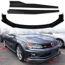 Ansatz Spoilerschwert Frontspoiler Lippe + Seitenschweller für Jetta 6 GLI