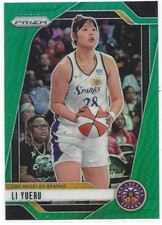 2024 Panini Prizm Green Prizm Parallel Card - Li Yueru