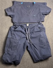 Wonder Wink Small Navy Scrubs Top  Bottoms Top 6208 Bottoms 5308