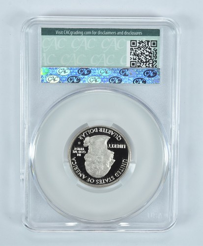 2009-S Washington State Quarter American Samoa CLAD PR69 DCAM CAC CACg - Foto 2 di 5