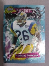 1995 Topps Finest #47 Anthony Newman Card St. Louis Rams (w/coating)