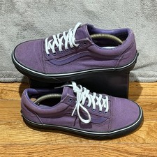 Vans Old Skool Womens Size 8.5 Mens 7 Purple Black Athletic Skate Shoes Sneakers