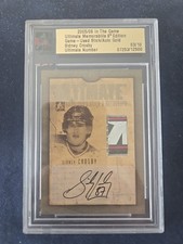 SIDNEY CROSBY 05-06 ITG RC ROOKIE AUTO & GAME USED STICK SSP 3/10 PITT PENGUINS