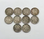 (Lot of 10) 1913 Type 1 & 2 P & D Buffalo Nickels 5C High Grade Full Date Coins