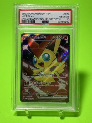 PSA 10 Victini 077/SV-P IN SV3s Championship Participation