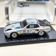 SPARK 1/43 Porsche 924 GTR T #87 LM 1982 1st IMSA GT Silver S0987