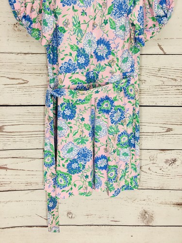 NWT Lilly Pulitzer Sailynn Short Sleeve Wrap Romper Conch Shell Pink Size M - Picture 11 of 19