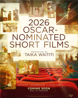 27x40'' Poster 2026 Oscar-Nominated Short Films Presented Taika Waititi One Sheet