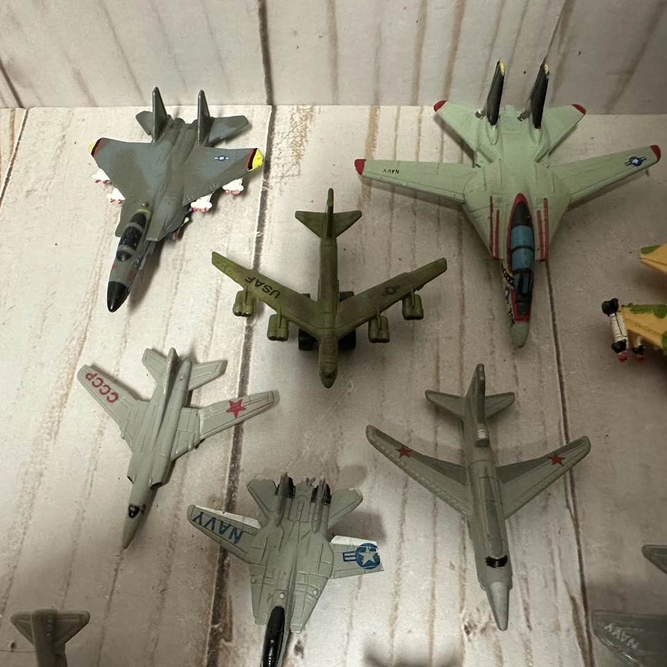 Vintage Micro Machines Military Airplane Huge Lot of 35 Jets Aircrafts - Image 2 of 4