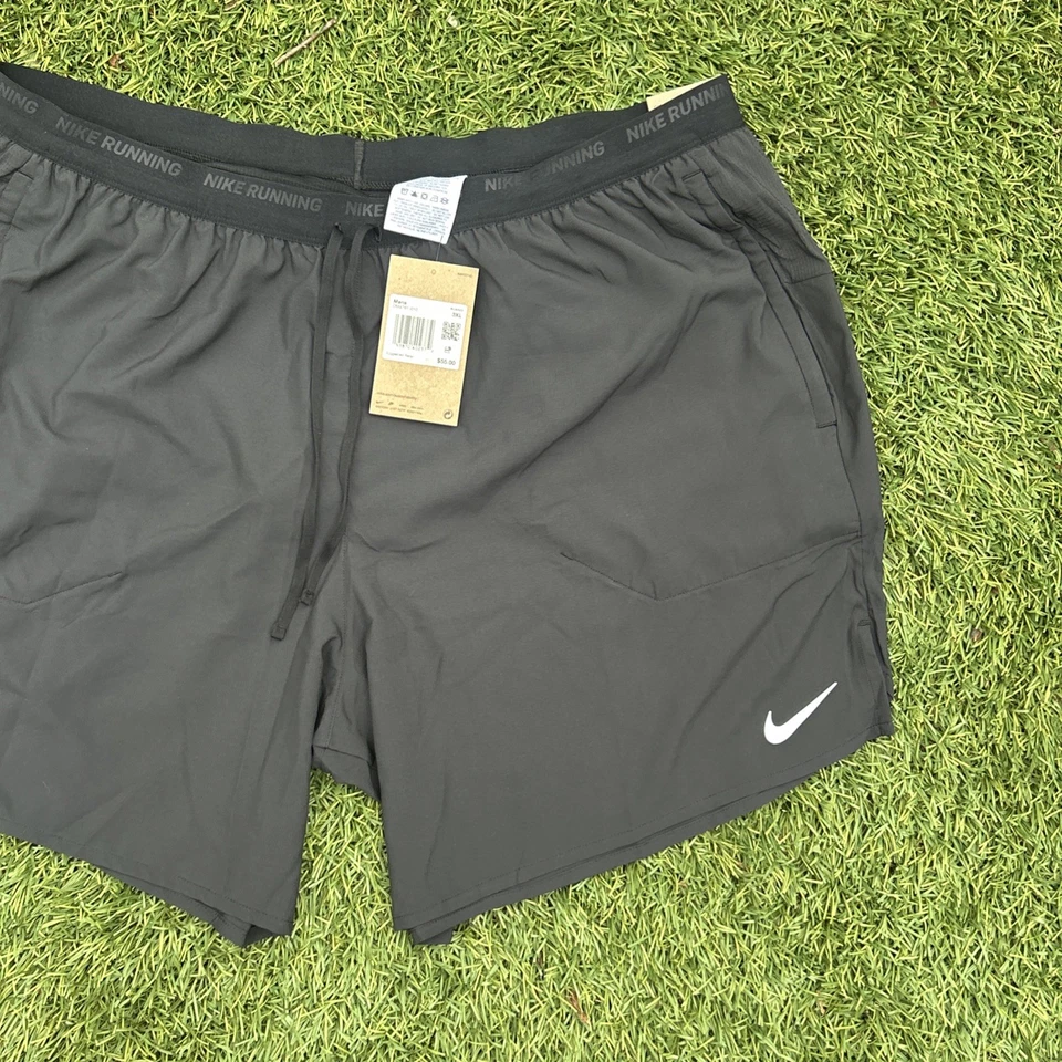 Nike Stride Running Athletic Shorts Dri-FIT 7" Brief-Lined DM4761-010 Men's 3XL - Image 2 of 4