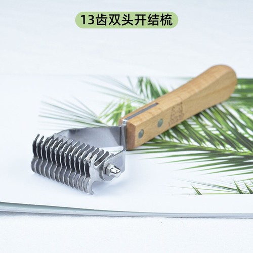 New Pet Knot Comb 3-in-1 Bottom Velvet Comb Hair Removal Comb - Picture 13 of 38