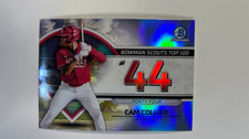 Cam Collier 2023 Bowman Scouts Top 100 #BTP-44 Refractor Cincinnati Reds