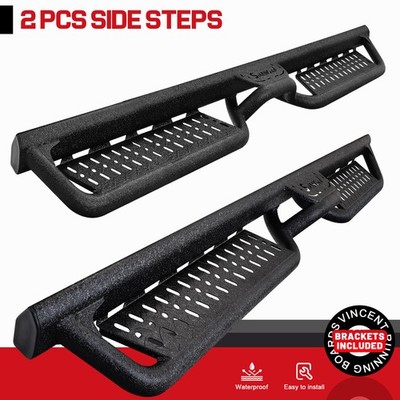 Truck Running Boards FOR 25-26 Toyota 4Runner Side Steps BDK Drop Nerf Bar BLK