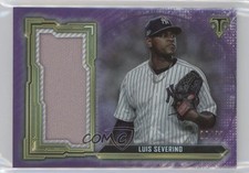 2020 Topps Triple Threads Single Jumbo Relics Amethyst 20/27 Luis Severino 0eo6
