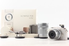 517shots Near MINT in Box Olympus PEN E-PL9 DSLR White 2 lens kit from JAPAN