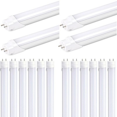 16 Pack 2FT LED Tube Light Bulbs T8 G13 Bi-Pin 12W Frosted Lens 1400LM 6500K