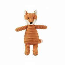 Dog Squeaker Toy Orange Fox Dog Toy Corduroy Dog Toy Soft Durable Pet Toy
