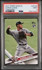 2017 Topps Update Series Aaron Judge #US166 Throwing Rookie Card RC PSA 9 MINT