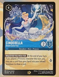 Disney Lorcana Cinderella - Dream Come True 155/204 Whispers in the Well Legendary