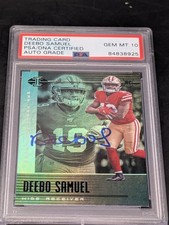 🔥 2019 DEEBO SAMUELS PANINI ILLUSIONS #99 ROOKIE CARD PSA/DNA 10 GEM AUTO RARE