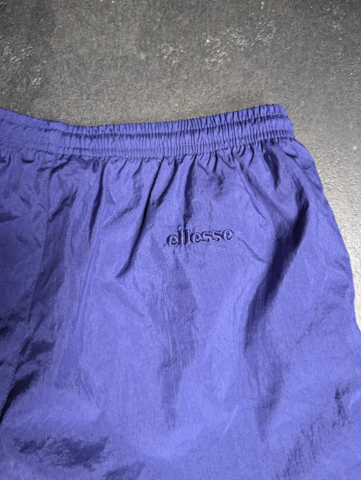 Traje de chándal Ellesse vintage de nailon púrpura para mujer talla M pantalones años 90 Foto 3 de 4