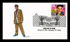 Dr Jim Stamps Vaughn Hord Hand Painted Cachet Elvis Presley First Day Cover