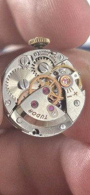 Vintage Tudor Royal 17 Jewels Manual Wind Ladies Movement Dial Rolex Crown Works