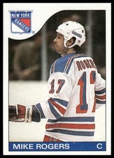1985-86 Topps #39 Mike Rogers New York Rangers
