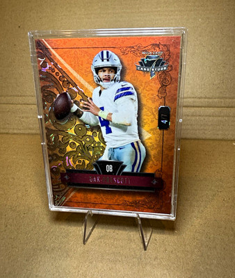 Wild Card Card Studs Dak Prescott #4/7 Serial Numbered Dallas Cowboys FB