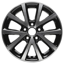 16x6.5 10 Spoke Used Aluminum Wheel Machined And Painted Gloss Black 560-70006 16x6.5 10 Spoke Used Aluminum Wheel Machined And Painted Gloss Black 560-70006
