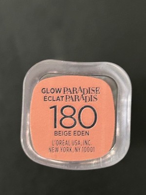 NEW Loreal Paris Lipstick # 180 Beige Eden Glow Paradise Eclat Paradis Free Ship