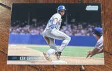 2021 Topps Stadium Club - Ken Griffey Jr #223 Horizontal, On Third Base