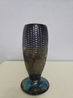 Very NICE Dark Purple Northwood Carnival Glass Corn Vase Stalk Base