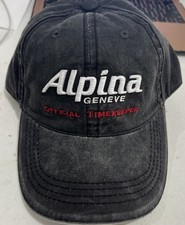 Alpina Geneve Watch Brand Hat Vintage Authentic
