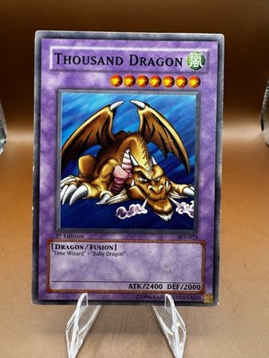 Yu-Gi-Oh TCG Card | Thousand Dragon 1st Edition SDJ-023 LP