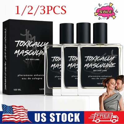 Big Dog Labs Toxically Masculine - Pheromone Infused Eau de Cologne, Refreshing