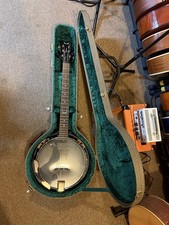 Dean BW6E 6 String Banjo With Pickup Banjitar Guitar Banjo With Hard Shell Case