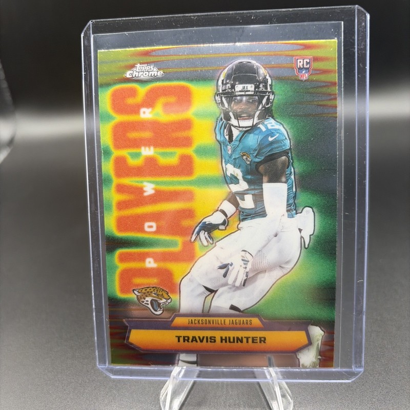 Topps Chrome Power Players Travis Hunter Rookie Refractor #PP-29