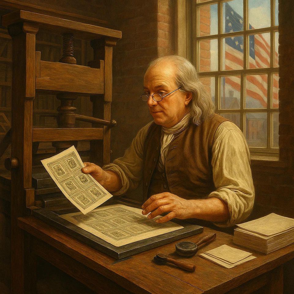 Delaware Colonial Note Fr#DE-30 February 28, 1746 20s PMG VG-10 *Ben Franklin* - Image 3 of 3