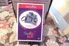 American Girl Truly Me Doll Accessories Jean Jacket Purse Leopard Headband
