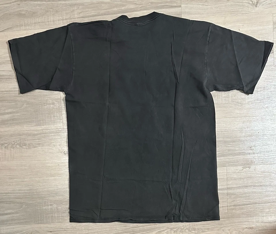 Camisa vintage 1996 Many Moods Aliens para hombre XL negra personalidad logotipo EE. UU. Foto 2 de 2